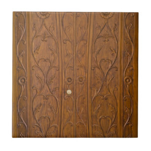 Wooden door tile