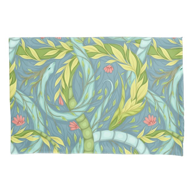 Wooden dragons  pillowcase (Front)