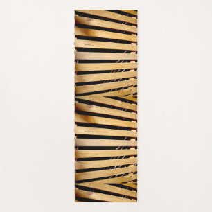 Wooden Fence Boards, Yoga Mat