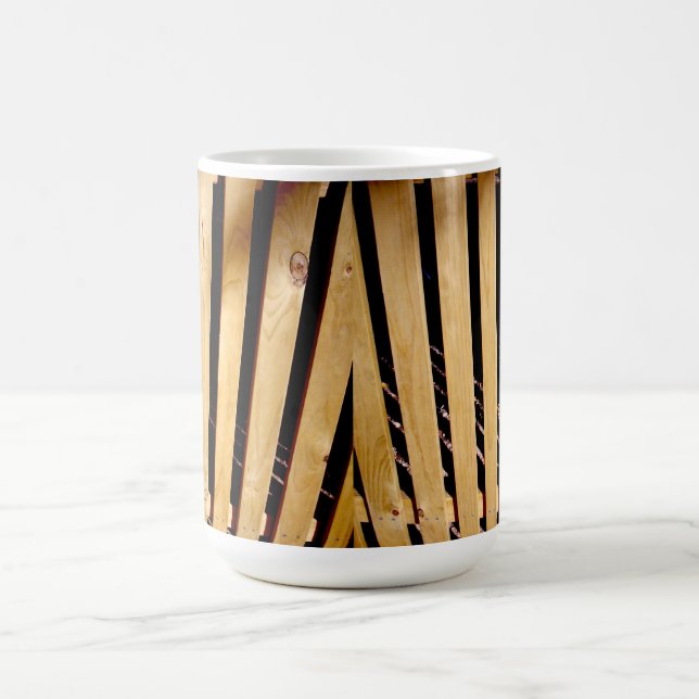 Wooden Fence Posts, Coffee Mug (Center)