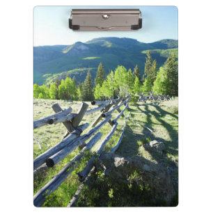Wooden Fenceline Clipboard