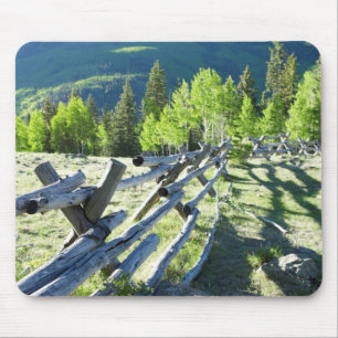 Wooden Fenceline Mouse Mat