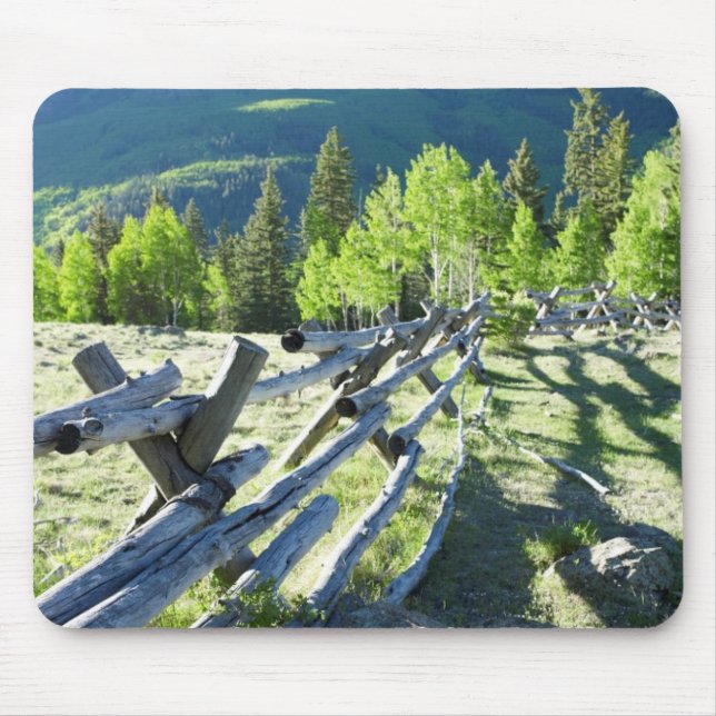 Wooden Fenceline Mouse Mat (Front)