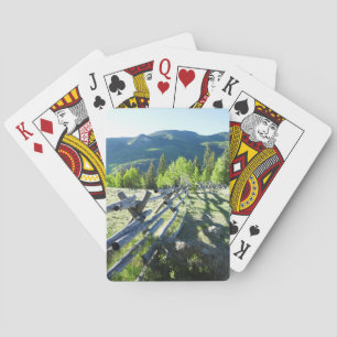 Wooden Fenceline Playing Cards