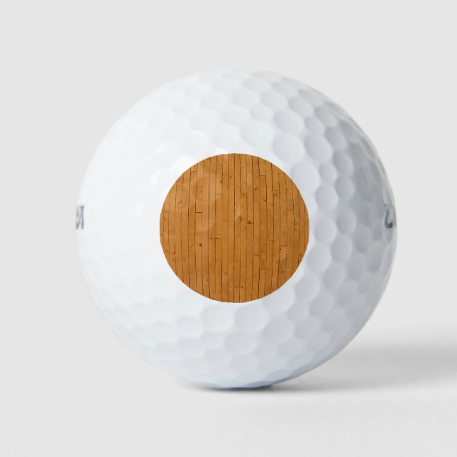 Wooden Floorboards Golf Balls (Front)