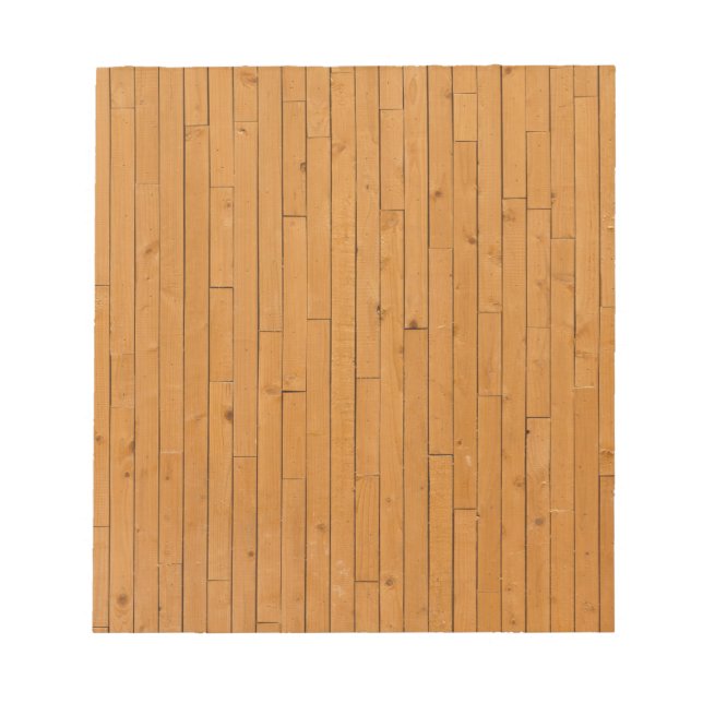Wooden Floorboards Notepad (Front)