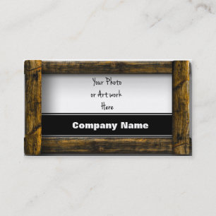Wooden Frame Business Card