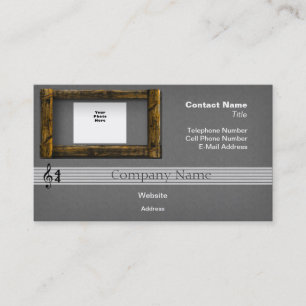 Wooden Frame Business Card
