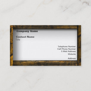 Wooden Frame Business Card