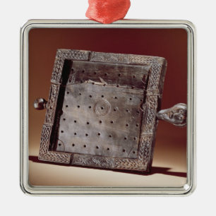 Wooden gaming board, Ballinderry, County Metal Tree Decoration