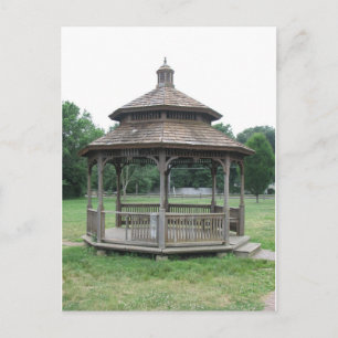 Wooden Gazebo Postcard