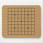 Wooden Go Board 9x9 Mouse Mat<br><div class="desc">Play Go on your mousepad!</div>