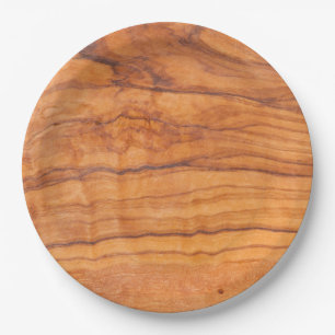 Wooden Grain Paper Plate