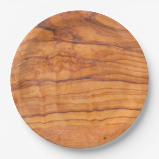 Wooden Grain Paper Plate