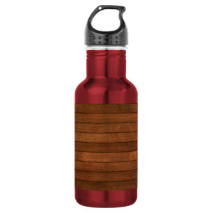 Wooden Grain Stained Style 532 Ml Water Bottle