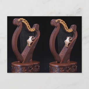Wooden Harp Adventure Postcard