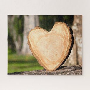 wooden heart jigsaw puzzle