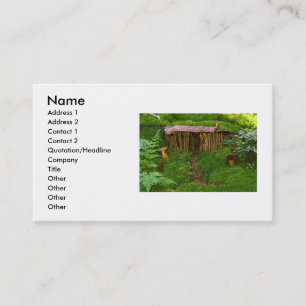 Wooden House Business Card