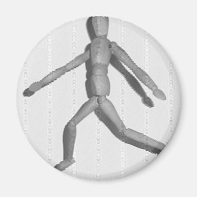 Wooden Human Mannequin Magnet (Front)