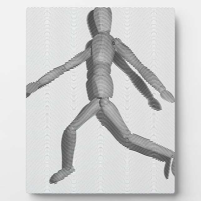 Wooden Human Mannequin Plaque (Front)