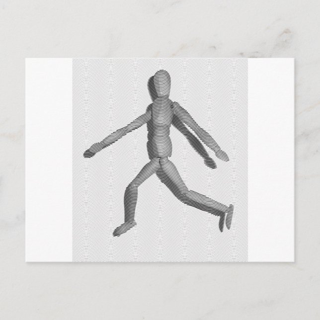 Wooden Human Mannequin Postcard (Front)