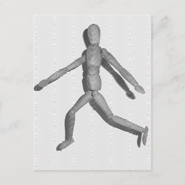 Wooden Human Mannequin Postcard (Front)
