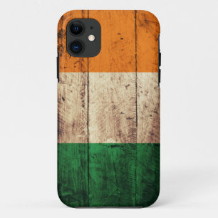 Wooden Ireland Flag iPhone 11 Case