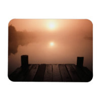 Wooden Jetty on Lake at Sunset | New Orleans, LA