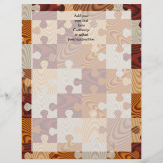 Wooden jigsaw puzzle