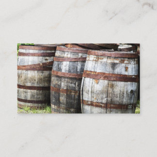 Wooden Keg Barrels Business Card
