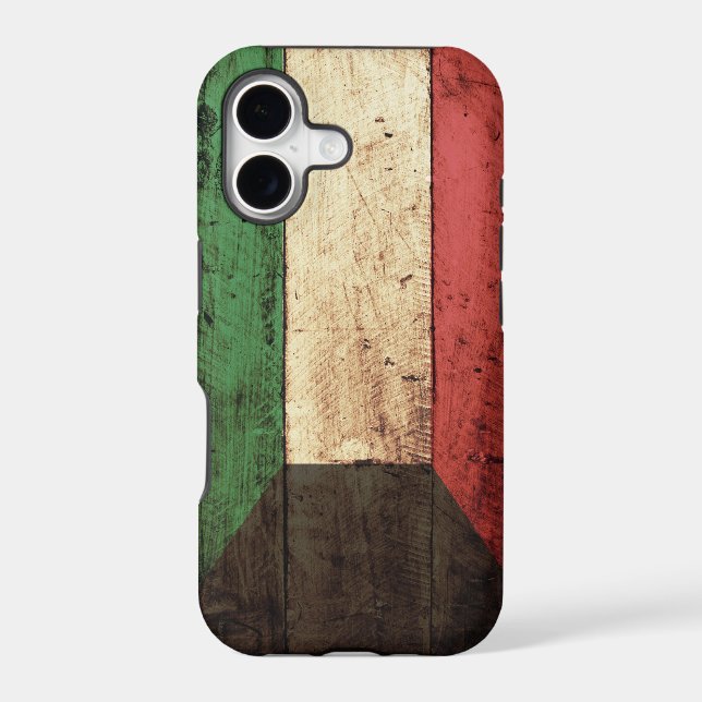 Wooden Kuwait Flag (Back)