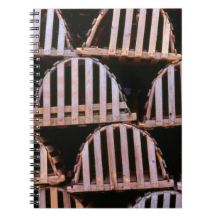 Wooden Lobster Traps Horizontal Notebook