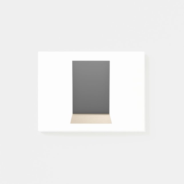 Wooden menu holder post-it notes (Front)