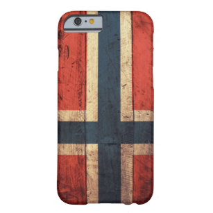 Wooden Norway Flag Barely There iPhone 6 Case