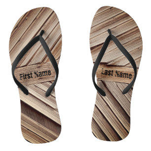 Wooden Panels  Flip Flops
