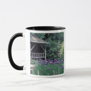 Wooden pavilion in the Sunken Garden in Mug