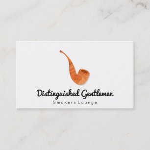 Wooden Pipe   Traditional Business Card