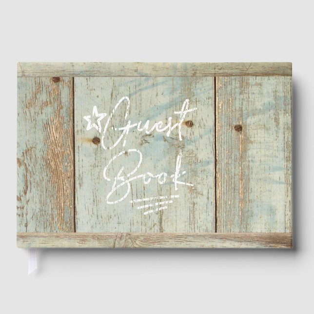 Wooden Plank Beach House ID345 Guest Book (Front)