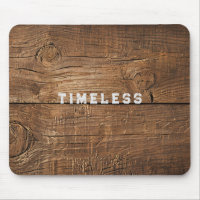 Wooden Plank Rustic Texture Mousepad