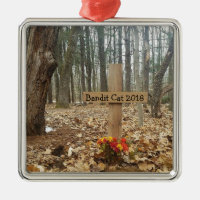 Wooden Post Grave Marker Custom Pet Name