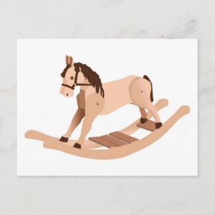 Wooden Rocking Horse Postcard