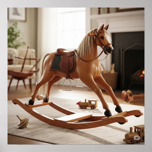 Wooden Rocking Horse Poster (Front)