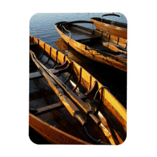 Wooden Row Boats - Derwentwater, Lake District  Magnet