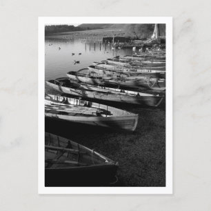 Wooden Rowing Boats - Derwentwater, Lake District Postcard