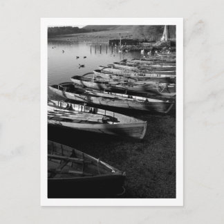 Wooden Rowing Boats - Derwentwater, Lake District  Postcard