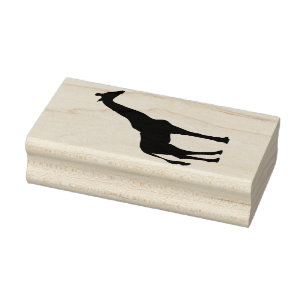 Wooden Rubber Stamps - Giraffe