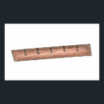 Wooden Ruler Measuring Stick School Math Teacher Rectangular Sticker<br><div class="desc">Created from an original marker illustration,  sticker features a wooden school ruler.

Don't see what you're looking for? Need help with customisation? Contact Rebecca to have something designed just for you.</div>