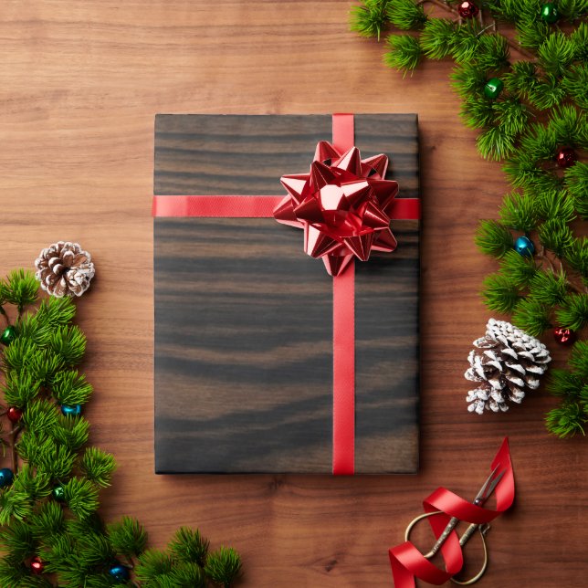 Wooden Rustic Pattern Wrapping Paper (Holiday Gift)