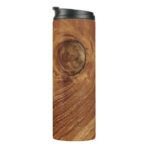 Wooden Rustic Teak Wood Texture Wood Grain Photo Thermal Tumbler