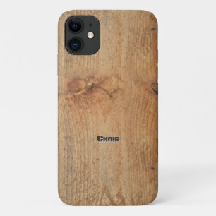 "Wooden" S5 Cover with your Name